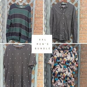 Men's XXL Shirt Bundle - Striped, Polka Dot, Graphic